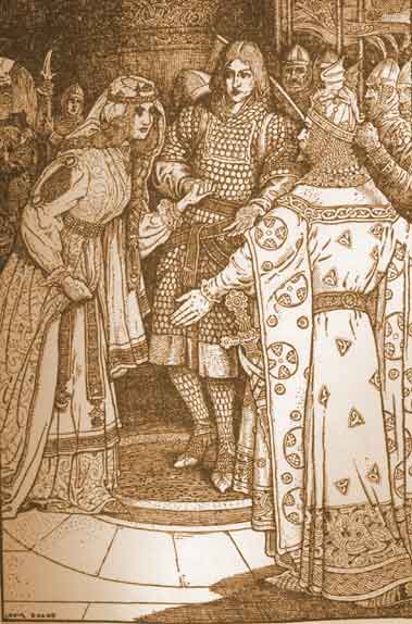 arthur_greets_guinevere.JPG (373108 bytes)